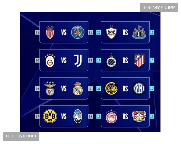 欧冠联赛最新赛程安排及关键比赛时间公布